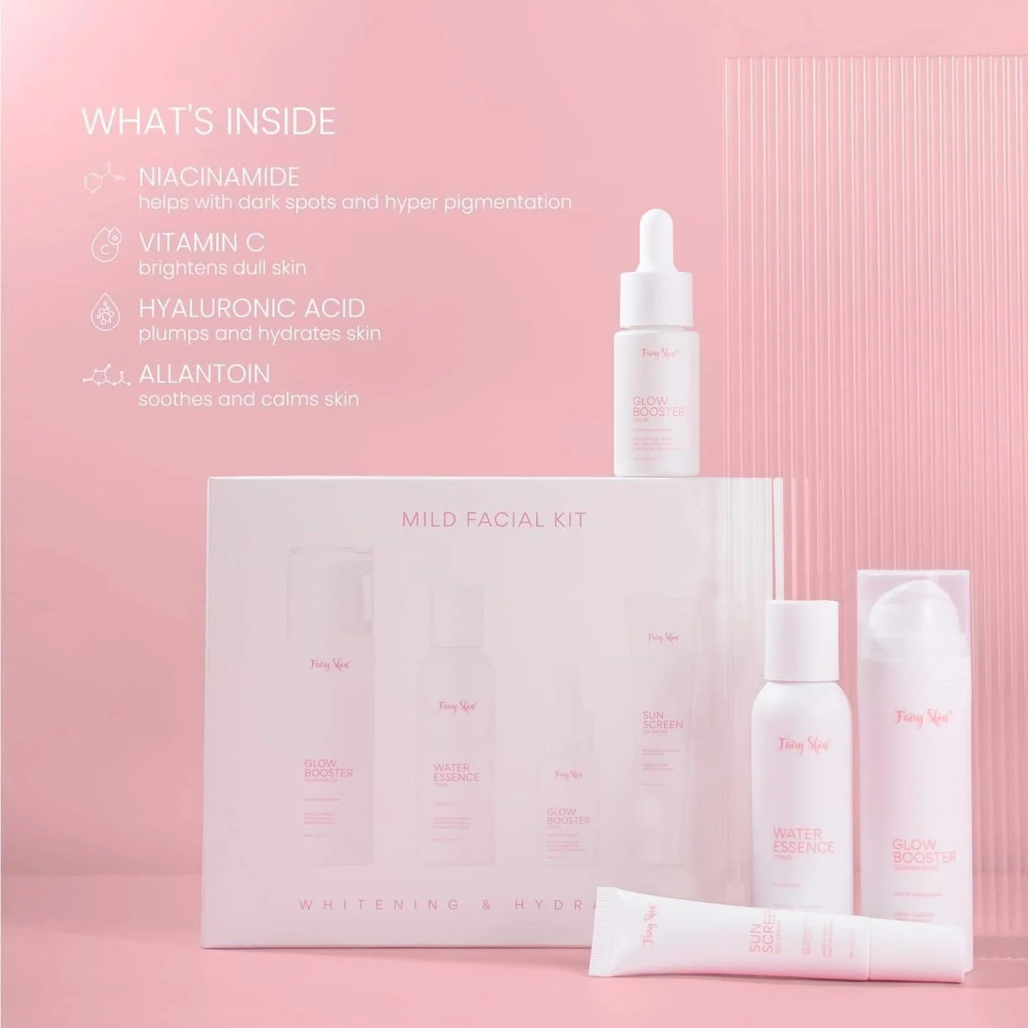 Fairy Skin Mild Facial Kit - Maintenance set - Non-peeling Set