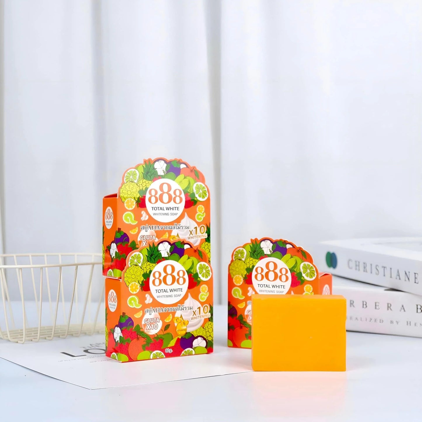 888 Total White Whitening Soap