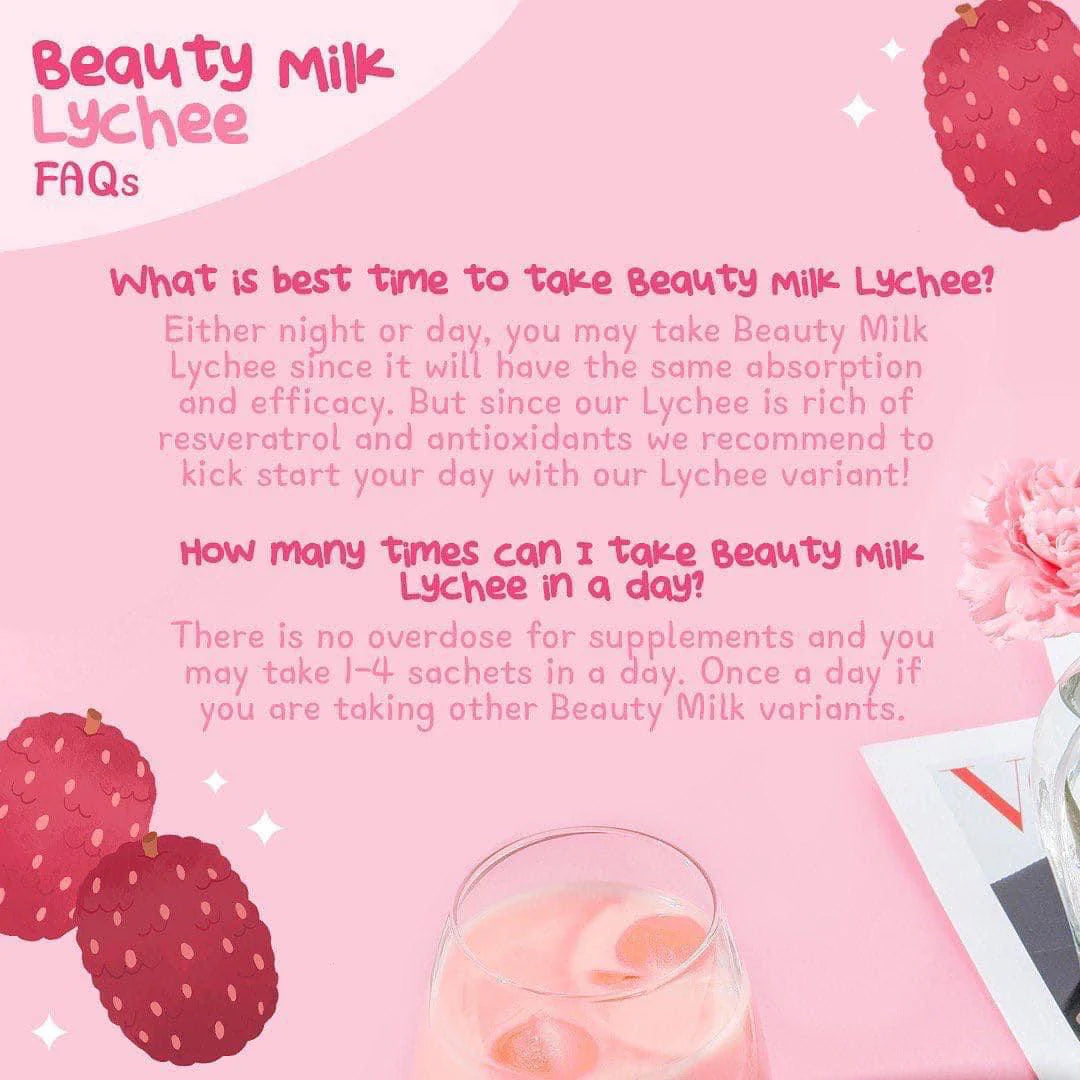 Dear Face - Beauty Milk Premium Japanese Lychee Swiss Stemcell Drink 10 c 18g