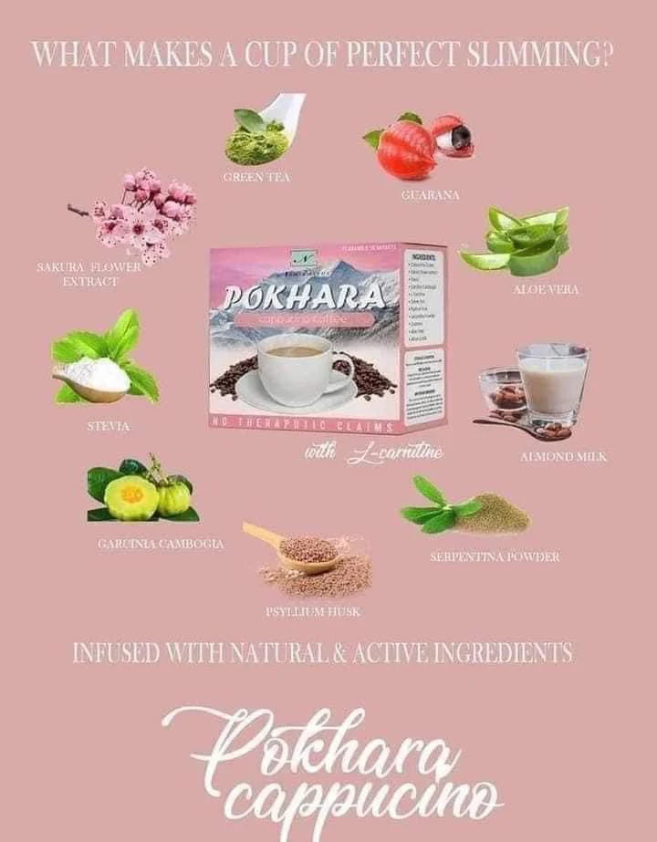 POKHARA Cappuccino Coffee - 10 x 21g