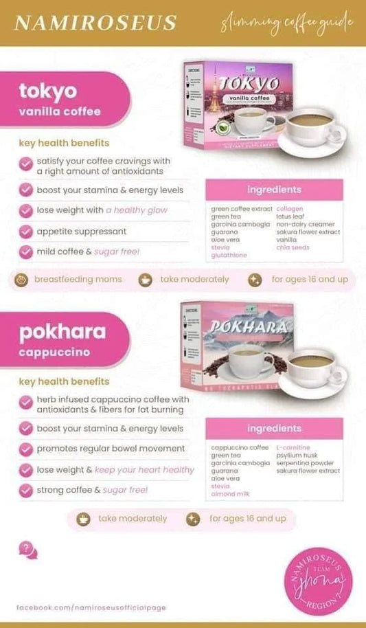 POKHARA Cappuccino Coffee - 10 x 21g