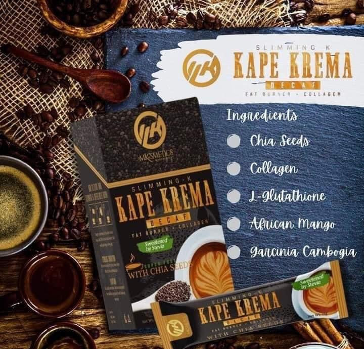 MKSmetics - Kape Krema Decaf with Chia Seeds 10x21g