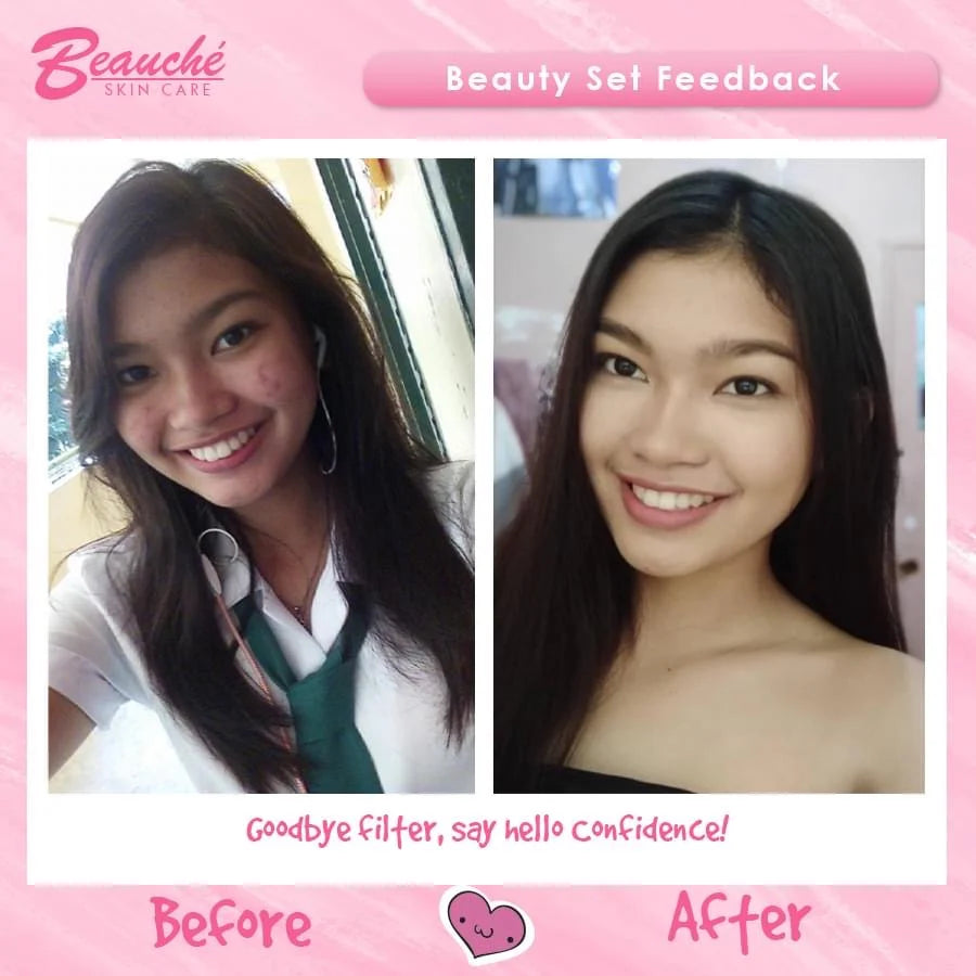 Beauche Skin care Rejuvenating set (light pink box)