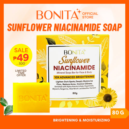 Bonita Sunflower Niacinamide Soap 80g
