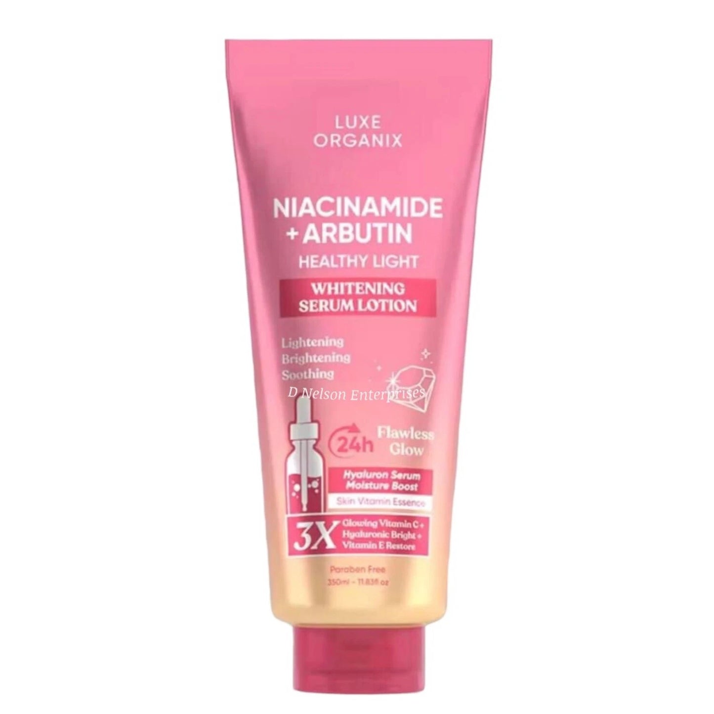 Luxe Organix Niacinamide +Arbutin Healthy Light Whitening Serum Lotion 350ml